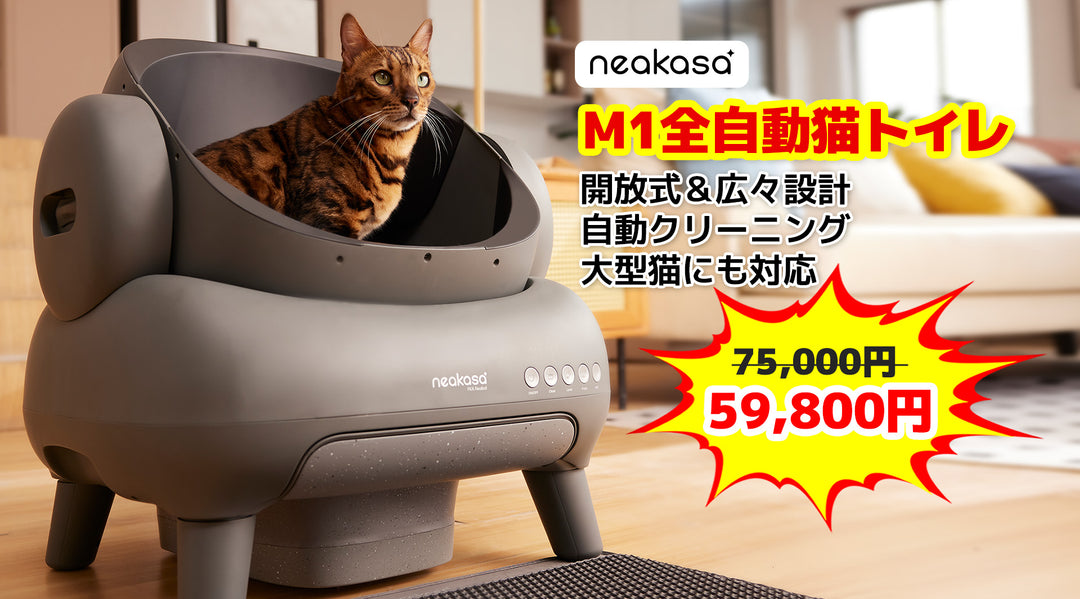 猫トイレの革命！！Neakasa M1 全自動猫トイレが絶賛発売中！