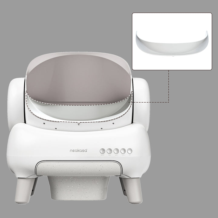 Neakasa M1 猫砂飛散防止ガード グレー ホワイト