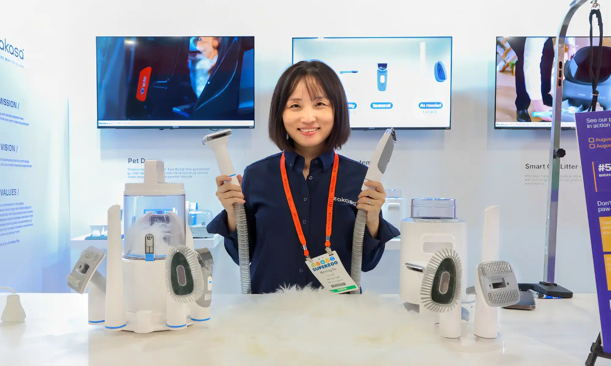 SuperZoo 2023でNeakasaペットグルーミングP0 LiteとP0 Proを発表