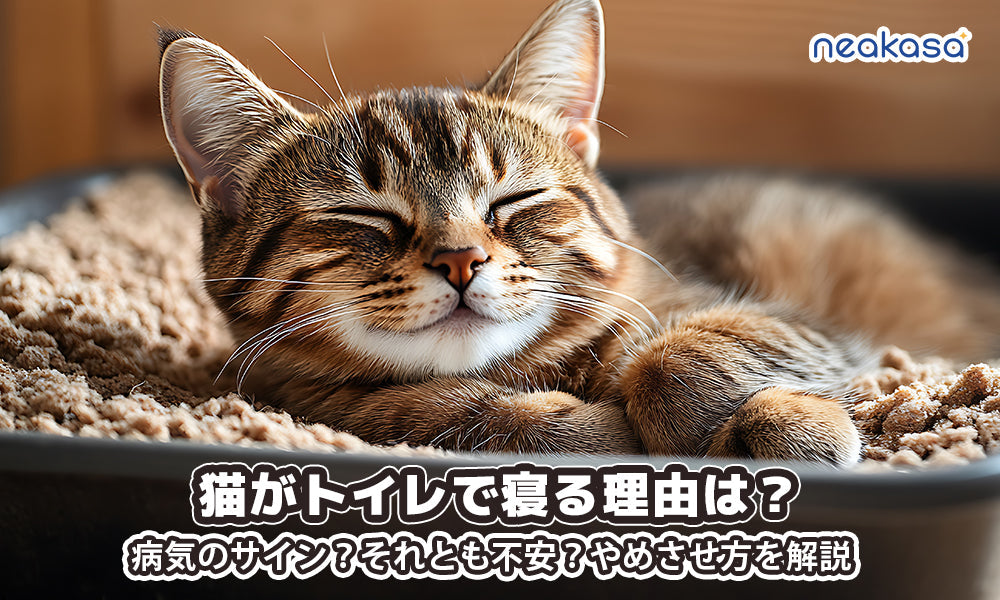 猫がトイレで寝る理由は？病気のサイン？それとも不安？やめさせ方を解説