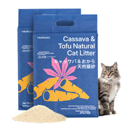 Neakasa キャッサバ＆おから天然猫砂 5.4kg（2.7kg×2袋）
