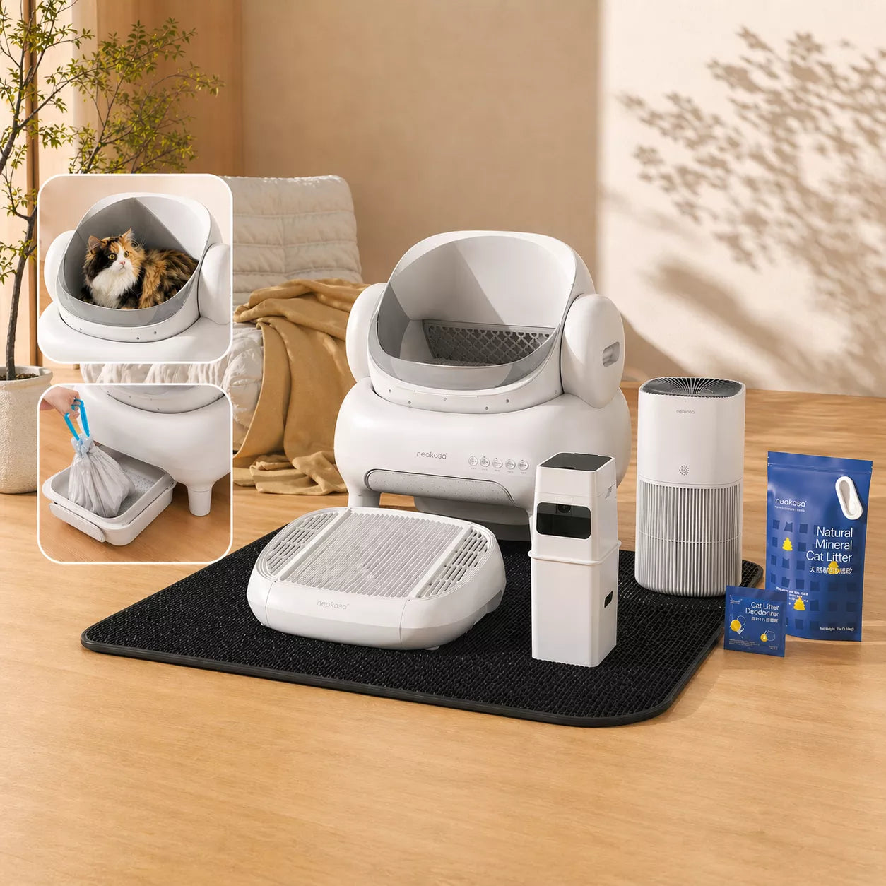 Neakasa M1 全自動猫トイレ専用付属品・消耗品｜純正猫砂・ゴミ袋・消